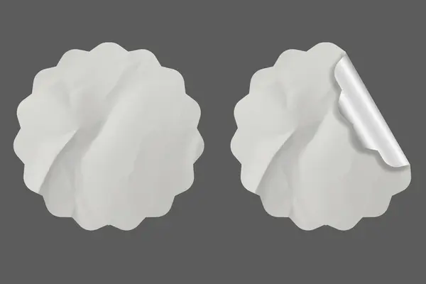 Boş Yapıştırılmış Kağıt Etiketi Etiketi Doku Ayarları