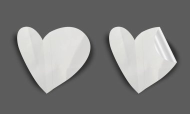 Blank Sticker Texture Design For Mockup Template Set