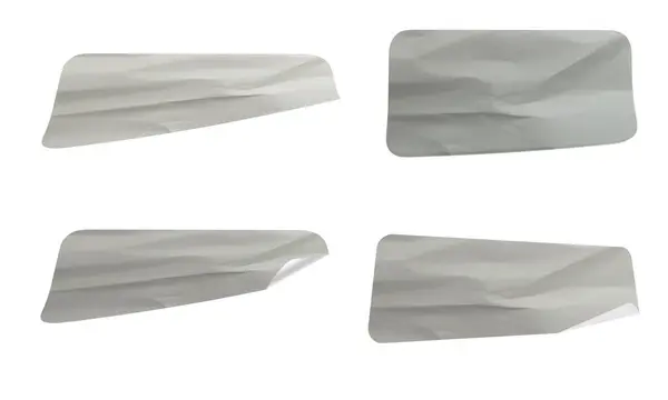 Boş Yapıştırılmış Kağıt Etiketi Etiketi Doku Ayarları