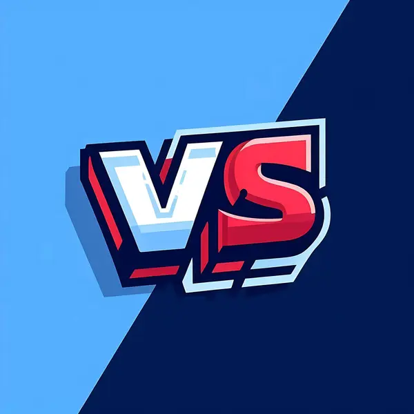 Metin vs 'nin vektör çizimi.