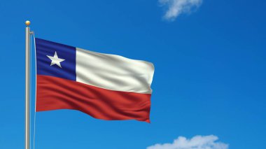 Şili bayrağı, kumaş dokusu