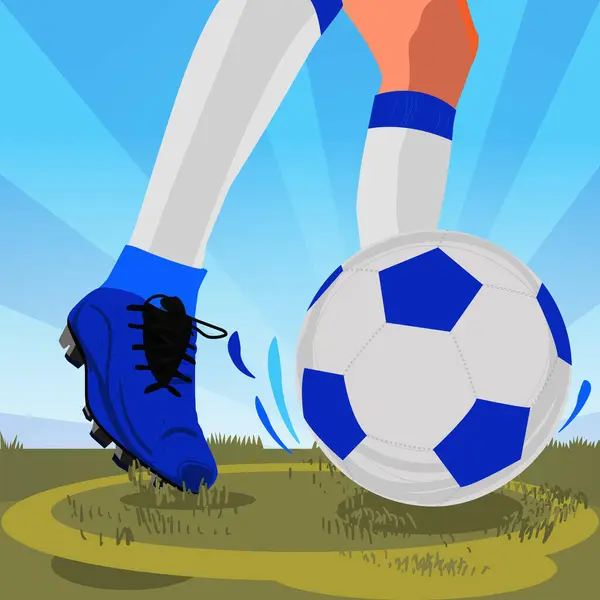 Çizmeli futbolcu.
