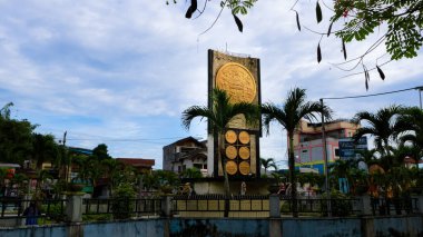 Balikpapan January 01,2025 Adipura monument in Balikpapan-east Kalimantan. Adipura, is an award for cities in Indonesia that are successful in cleaning and managing urban environments. clipart