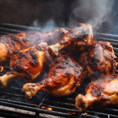 Dumanlı BBQ Tavuk Budu ve Mükemmel Izgara Kalçalar