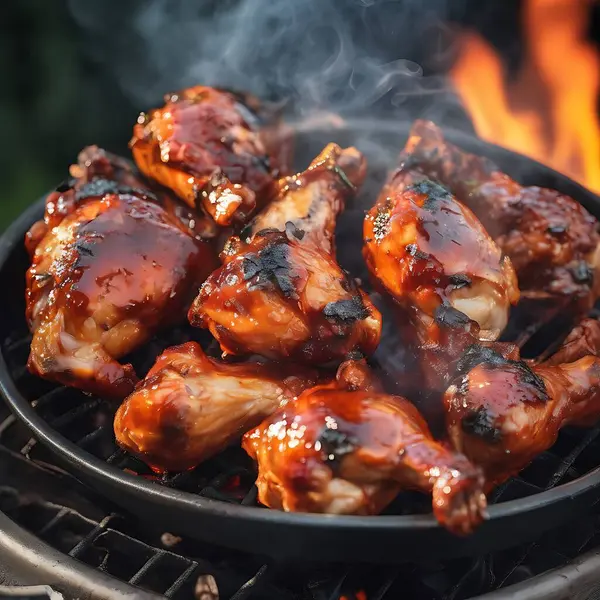 Dumanlı BBQ Tavuk Budu ve Mükemmel Izgara Kalçalar