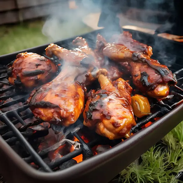 Dumanlı BBQ Tavuk Budu ve Mükemmel Izgara Kalçalar
