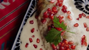 Kendi ekseninde dönen bir Şili 'nin havadan görünüşü