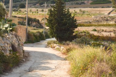 Bu huzurlu kırsal manzara kırsal cazibenin özünü yansıtıyor. Köy taştan duvarlar ve vahşi yeşilliklerle çevrili dolambaçlı bir toprak yol manzaralı bir araziye çıkar. .