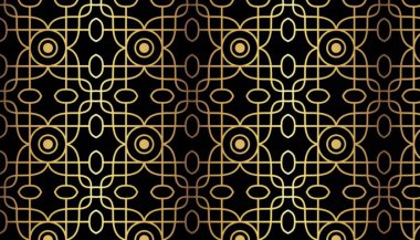 Her projeye sofistike bir klasik dokunuş eklemek için ideal dairesel şekilli zarif Art Deco deseni.