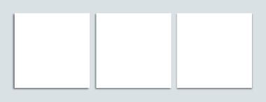 Şablon ve kartvizit her iki tarafta da gölgeli.