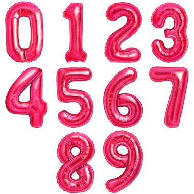 Suluboya el çizimi şekilli balonlar