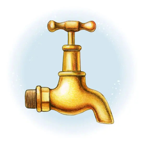 Suluboya el altın musluğu çekti