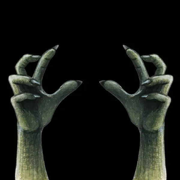 Suluboya korku zombi elleri 