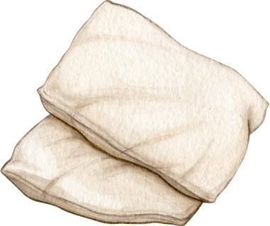 Suluboya el çizilmiş Noel boho ev dekorasyonu