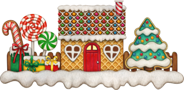 Suluboya el, zencefilli kurabiye evi. 