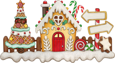 Suluboya el, zencefilli kurabiye evi. 