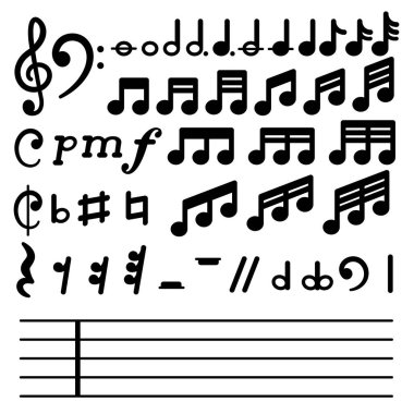 beyaz üzerine notlar müzik