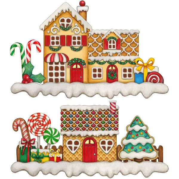 Suluboya el, zencefilli kurabiye evi. 