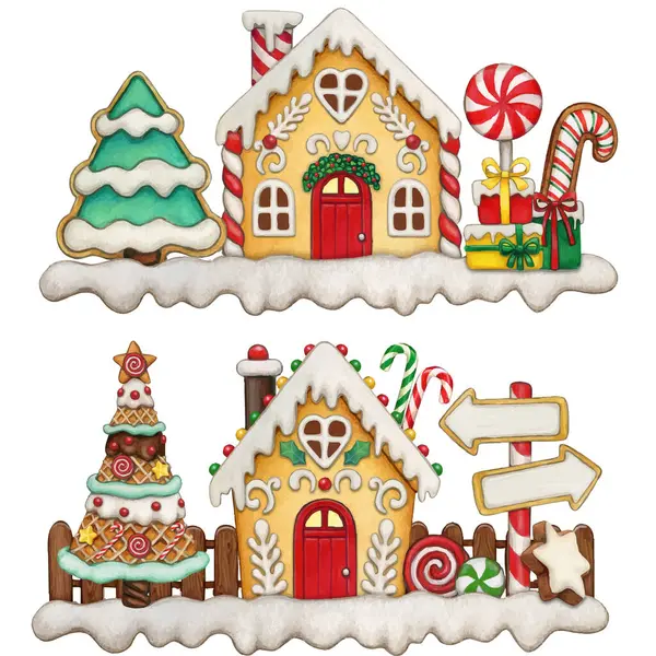 Suluboya el, zencefilli kurabiye evi. 