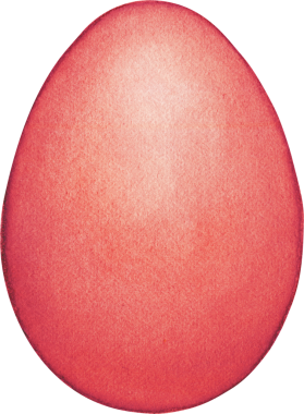 Suluboya el beyaz arka planda gerçekçi renkli yumurta çizdi