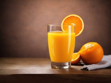 Bedava portakal suyu ve portakal suyu.