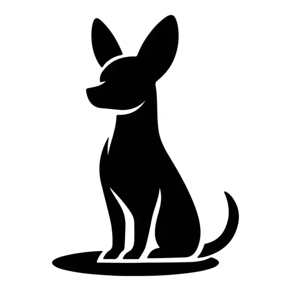 Köpek kafası vektör tasarımı beyaz arkaplanda izole edildi