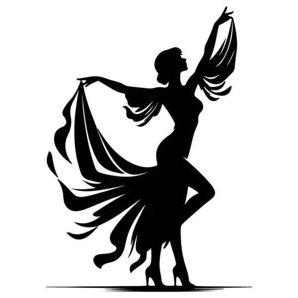 Profil uzun saçlı güzel kız silüeti