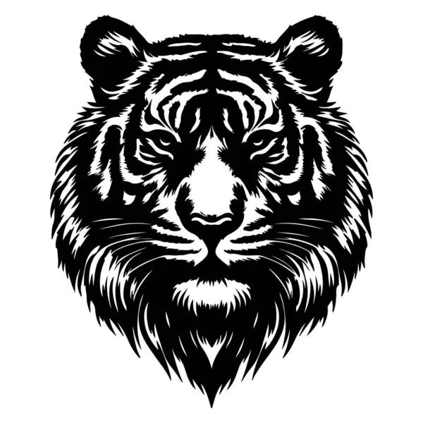 Kaplan başı Siluet vektör çizimi tasarımı