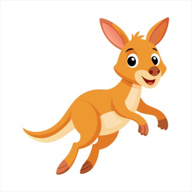 Tatlı Kanguru Sıçrayan Vektör Sanatı çizgi filmimizi keşfedin, küçük sevimli bir kangurunun cazibesini canlı bir hareketle yakalayın. Eğlenceli tasarımlar ve çocuk temaları için mükemmel.!