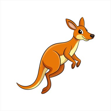 Tatlı Kanguru Sıçrayan Vektör Sanatı çizgi filmimizi keşfedin, küçük sevimli bir kangurunun cazibesini canlı bir hareketle yakalayın. Eğlenceli tasarımlar ve çocuk temaları için mükemmel.!