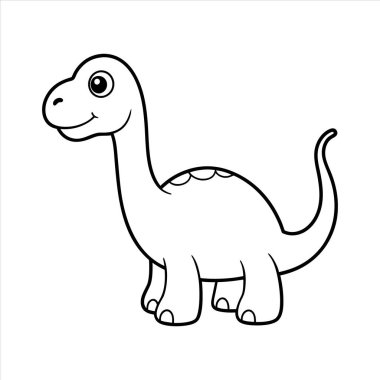 Komik bir yavru dinozorun çizgi film sanatını keşfedin. Çocuk kitapları, çocuk dekorasyonu ve eğitim malzemeleri için mükemmel. Bu büyüleyici ve eğlenceli tarih öncesi tasarımın tadını çıkarın.!