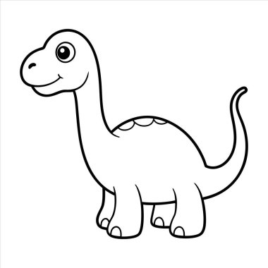 Komik bir yavru dinozorun çizgi film sanatını keşfedin. Çocuk kitapları, çocuk dekorasyonu ve eğitim malzemeleri için mükemmel. Bu büyüleyici ve eğlenceli tarih öncesi tasarımın tadını çıkarın.!