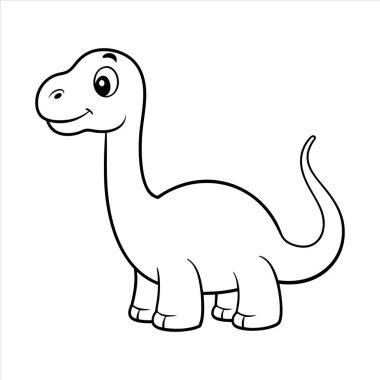 Komik bir yavru dinozorun çizgi film sanatını keşfedin. Çocuk kitapları, çocuk dekorasyonu ve eğitim malzemeleri için mükemmel. Bu büyüleyici ve eğlenceli tarih öncesi tasarımın tadını çıkarın.!