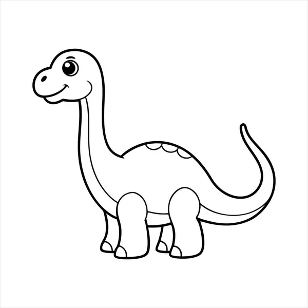 Komik bir yavru dinozorun çizgi film sanatını keşfedin. Çocuk kitapları, çocuk dekorasyonu ve eğitim malzemeleri için mükemmel. Bu büyüleyici ve eğlenceli tarih öncesi tasarımın tadını çıkarın.!