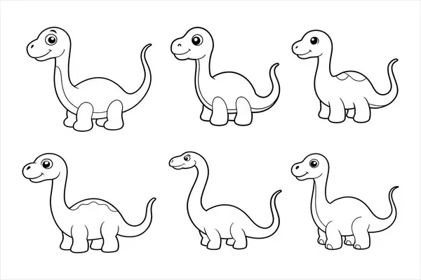 Komik bir yavru dinozorun çizgi film sanatını keşfedin. Çocuk kitapları, çocuk dekorasyonu ve eğitim malzemeleri için mükemmel. Bu büyüleyici ve eğlenceli tarih öncesi tasarımın tadını çıkarın.!