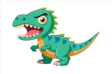 Karikatür kızgın dinozor vektörü cesur renkler ve anlamlı detaylar içeriyor. Çocuk projeleri, eğitim materyalleri ve eğlenceli tasarımlar için mükemmel. Yüksek kaliteli, ölçeklenebilir sanat eserleri baskılar, web siteleri ve dijital kullanım için idealdir.