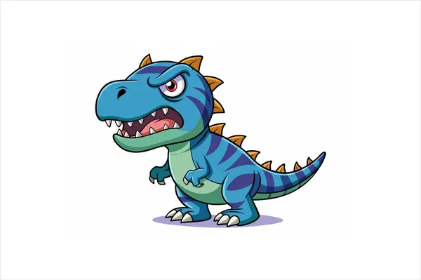 Karikatür kızgın dinozor vektörü cesur renkler ve anlamlı detaylar içeriyor. Çocuk projeleri, eğitim materyalleri ve eğlenceli tasarımlar için mükemmel. Yüksek kaliteli, ölçeklenebilir sanat eserleri baskılar, web siteleri ve dijital kullanım için idealdir.