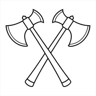 balta simgesi. balta ikon vektörü. balta simgesi.