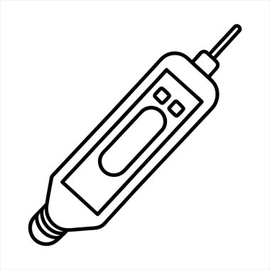 Modern b 'nin vektör illüstrasyonu eksik simgesi
