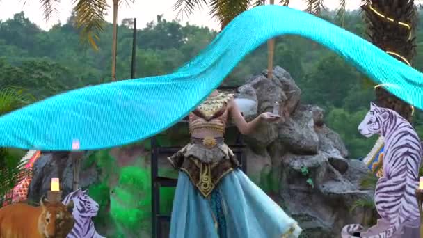 Chiang Mai Ταϊλάνδη Μαΐου 2022 Ένας Χορός Από Ηθοποιούς Στο — Αρχείο Βίντεο