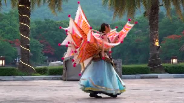 Chiang Mai Tajlandia Maja 2022 Taniec Aktorki Chiang Mai Night — Wideo stockowe