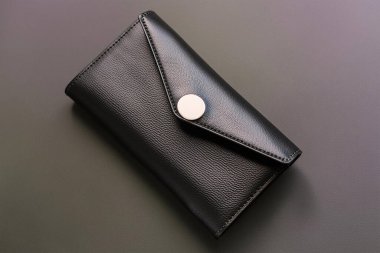 wallet with black purse