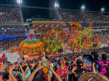 Carnaval in Brazil, Rio de janeiro in the Sambodrome 2024 February and March