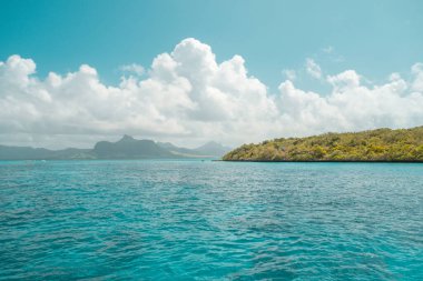 Mauritius 'ta tekne gezisi. Yüksek kalite fotoğraf