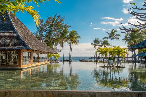 Luxurious hotel in Mauritius. High quality photo