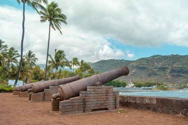 Saint-Denis, Reunion - Fransa, Afrika 'daki rahipler. Yüksek kalite fotoğraf