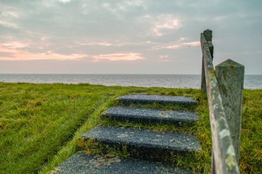 Wadden Denizi 'ndeki Terschelling Adası - Hollanda ya da Hollanda. Yüksek kalite fotoğraf