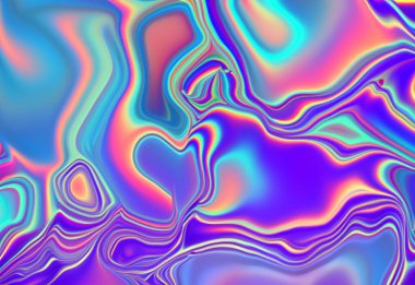 Holografik soyut kumaş arkaplan tasarımı