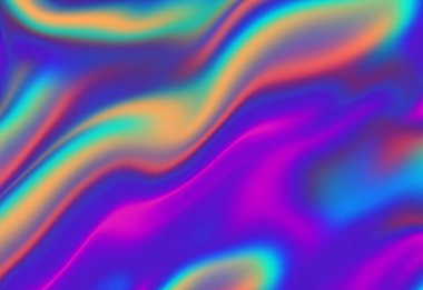 Holografik soyut kumaş arkaplan tasarımı