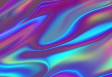 Holografik soyut kumaş arkaplan tasarımı